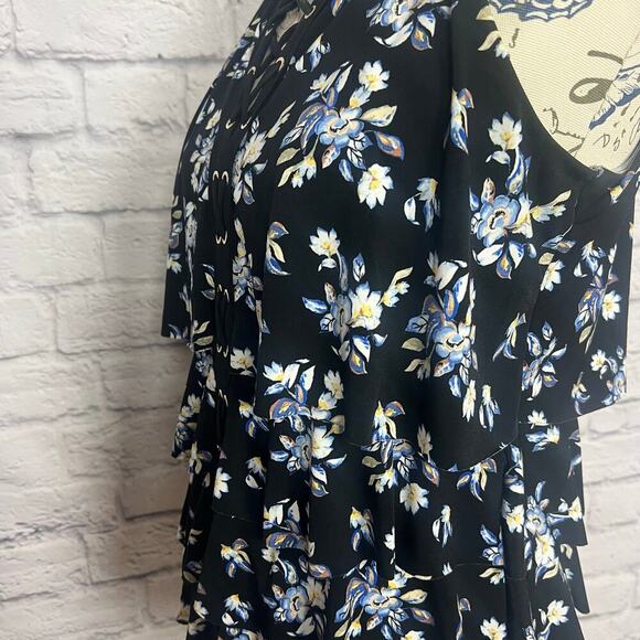 White House Black Market Floral Tank Blouse Women Size Small - Picture 7 of 7